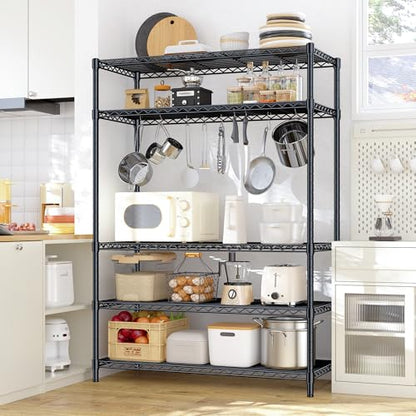5 Tier Adjustable Storage Shelves (2 Count)