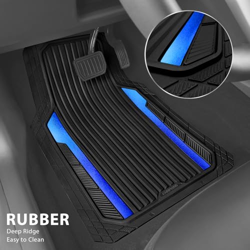 Heavy Duty Rubber Car Mats Metallic