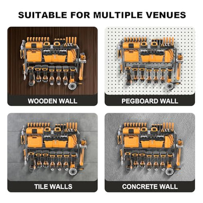 Large Power Tool Organizer Wall Mount