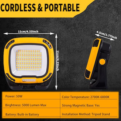 50W Reachargeable LED Work Light