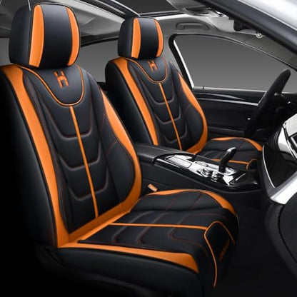 LK Full Set Car Seat Covers for Front Seats and Rear Seats