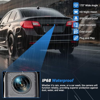 Backup Camera 170° Wide Angle & HD Night Vision