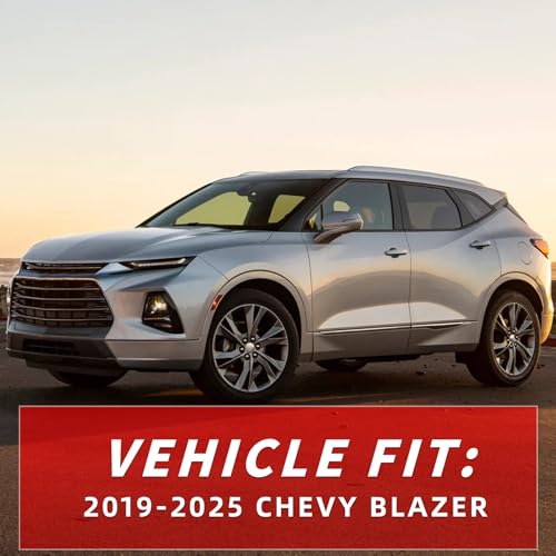 in Channel Rain Guards Fit for Chevrolet Chevy Blazer 2019 2020 2021 2022 2023 2024 2025 2026 (4 Count)
