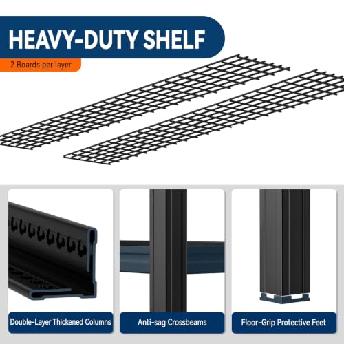 4 Tier Heavy Duty Garage Shelving