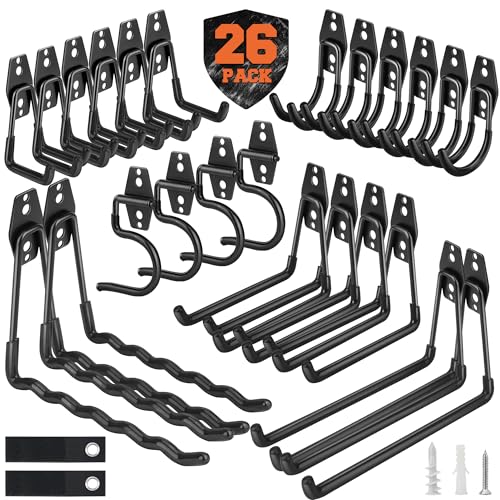 26 Pack Heavy Duty Garage Hooks