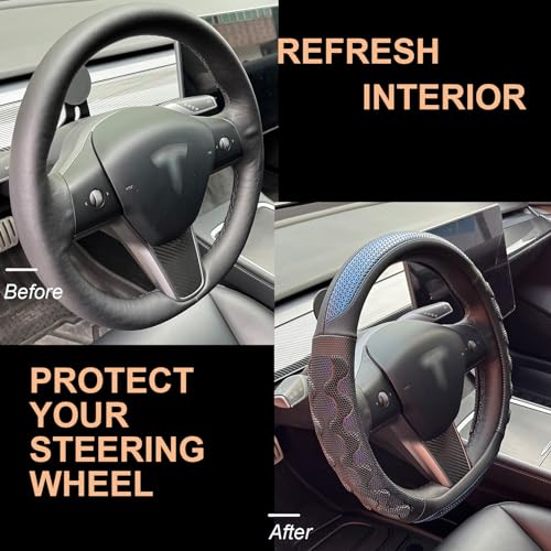 Great Grip Steering Wheel Cover for Tesla Model Y