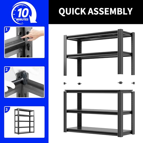 Metal Storage Shelving (5 Count)