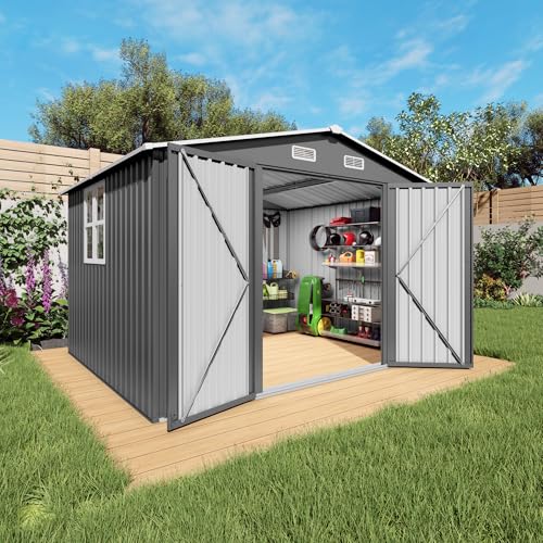 10x8x6.4FT Outdoor Storage Shed