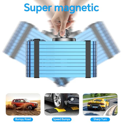 for MagSafe Car Mount Charger【Stronger Magnet】 iPhone Magnetic Wireless Car Charger【Dashboard+Vent】for Magsafe Car Charger Cell Phone Car Mount for iPhone 16 Pro Max 15 14 13 12 MagSafe Cases