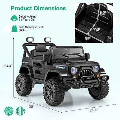 12V Kids Ride on Truck Car