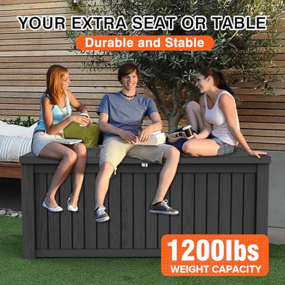 180 Gallon Resin Deck Box