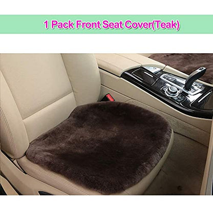 Genuine Sheepskin Car Seat Cover for Fuzzy Soft Fur Wool Cushion
