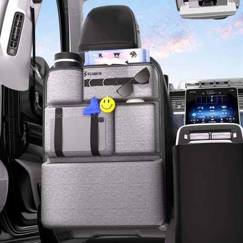 PU Coated Fabric Car Backseat Organizer (17.6 Ounce)