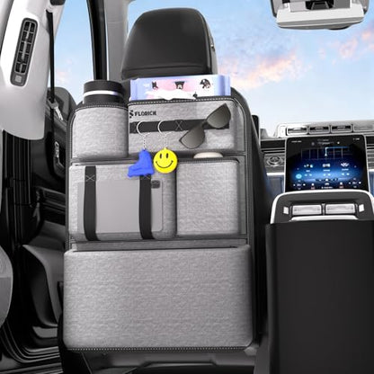 PU Coated Fabric Car Backseat Organizer (17.6 Ounce)