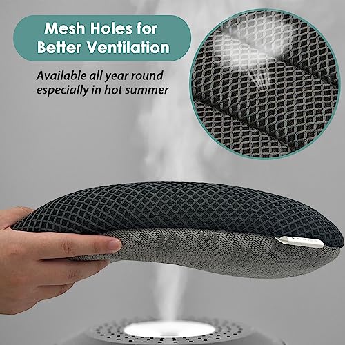 17.7"L×16.9"W ×3"H Car Booster Seat Cushion Raise Height for Short People