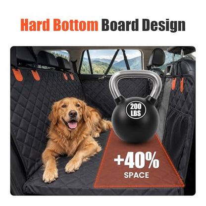 Dog Car Seat Cover with Hard Bottom