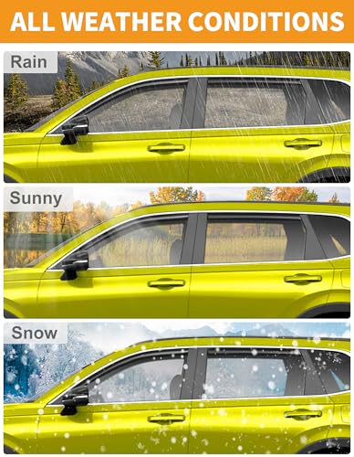 in Channel Window Visors Rain Guards for Toyota Camry 2018 (4 Count)