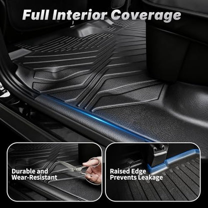 Floor Mats for Toyota Tacoma 2024 2025 2026 Double Cab Auto Tran