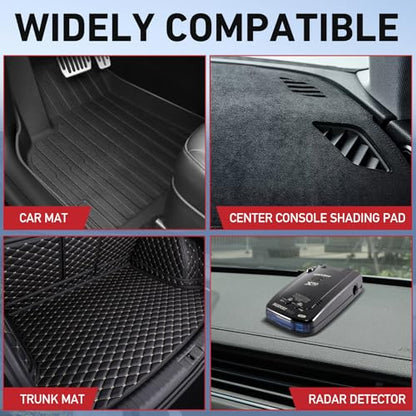 Radar Detector Bracket with Dashboard Hook Ring Installation (2 Count)