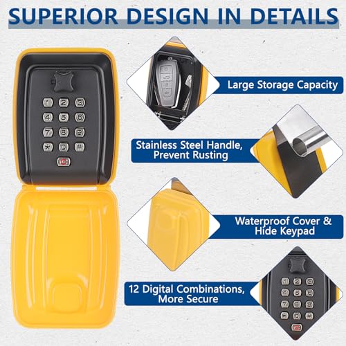 Car Window Punch Button Lock Box