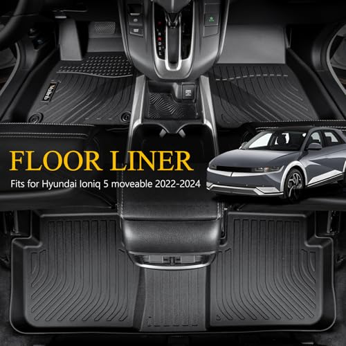 Floor Mats & Cargo Liner for Hyundai Ioniq 5 Movable Console 2022