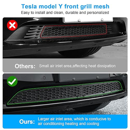 Grille Mesh Inserts for Tesla Model Y 2021