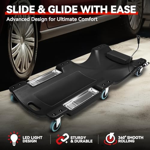 40 in Low Profile Car Rolling Mechanic Creeper