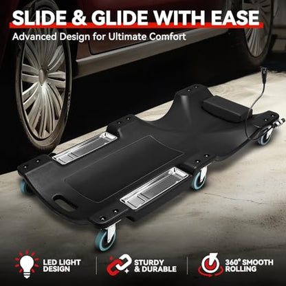 40 in Low Profile Car Rolling Mechanic Creeper