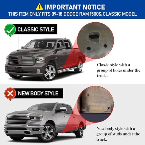 Running Boards Compatible with Dodge Ram 1500