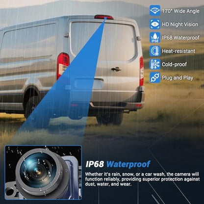Backup Camera HD 170° Wide Angle & Night Vision