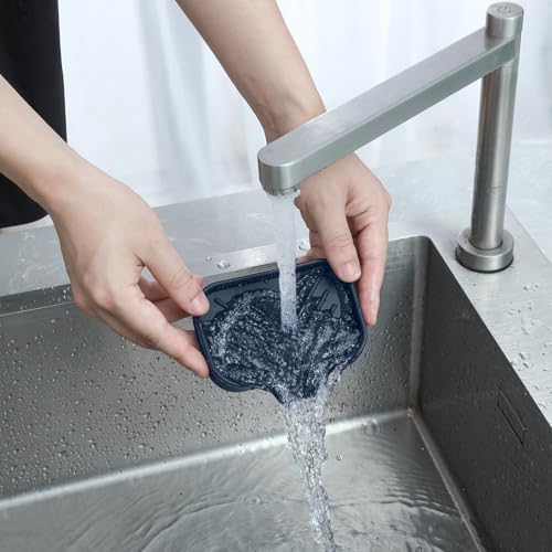 Silicone Soap Dish with Drain Spout