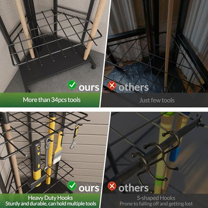 Garden Tool Organizer for Corner