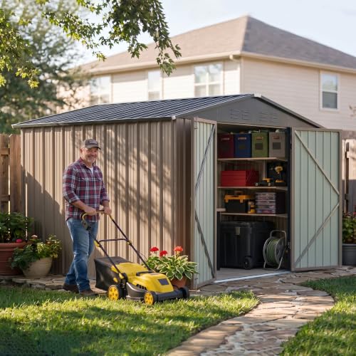 8x10 FT Outdoor Storage Shed