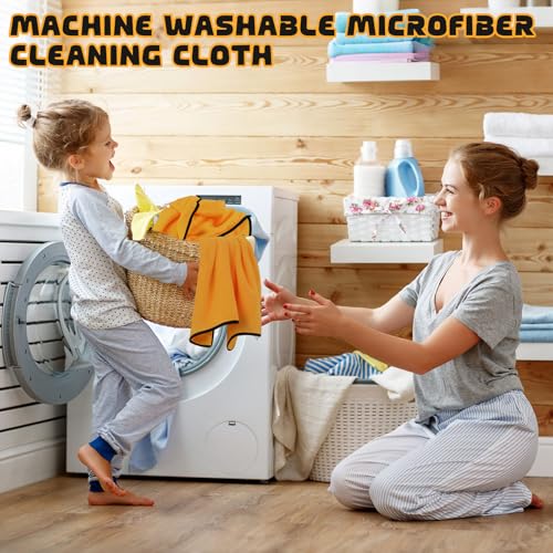 100 Pcs Yellow Microfiber Towels