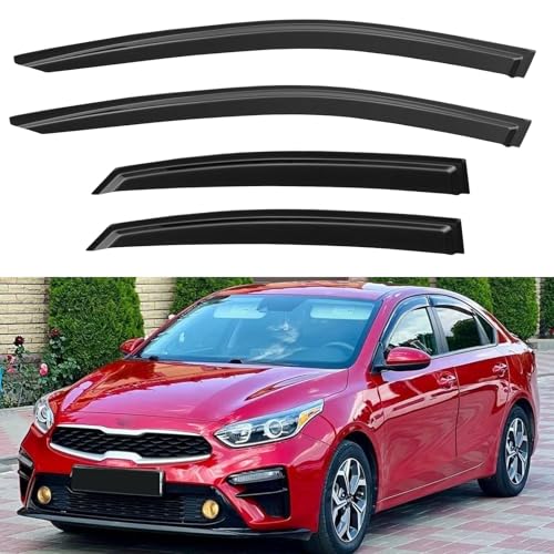 Window Visors Rain Guards for 2019 2020 2021 2022 2023 2024 Kia Forte