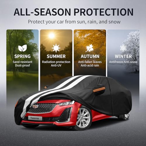Multi Layer Car Cover Custom Fit for Cadillac CT5