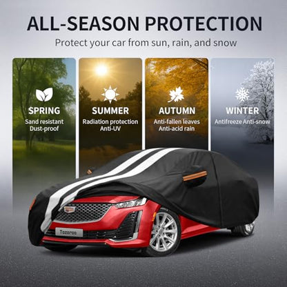Multi Layer Car Cover Custom Fit for Cadillac CT5