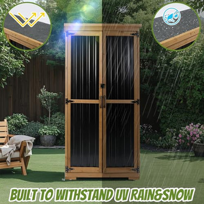 Outdoor Storage Cabinet with Shelf