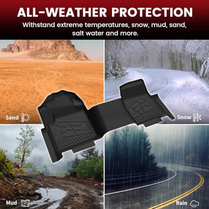 Floor Mats for Ford F250 F350 F450 2017