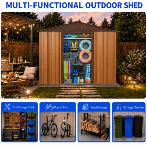 8x10 FT Outdoor Storage Shed