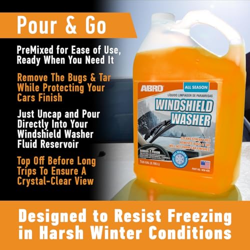 Windshield Washer Fluid 1 Gallon (128 Fl Oz)