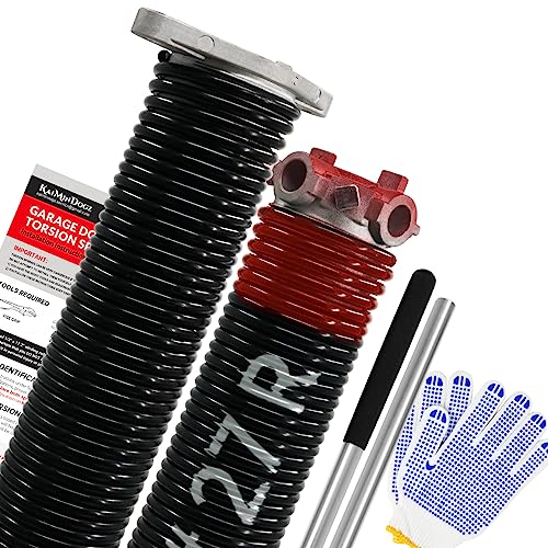 Pair of 1.75" Garage Door Torsion Springs Set with Non