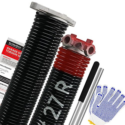 Pair of 1.75" Garage Door Torsion Springs Set with Non