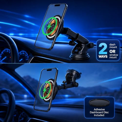 for 15W MagSafe Car Mount Charger for iPhone 17