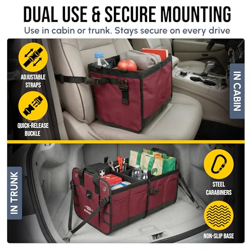 Large Car Trunk Organizer