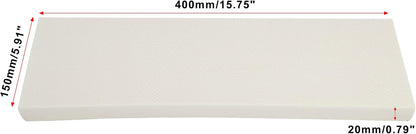 X AUTOHAUX 400x150x20mm 4pcs Car Garage Wall Guard Door Bumper Protector Anti Collision Water Resistance White