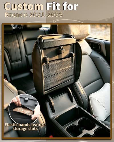 Center Console Armrest Cover for Ford Bronco 2021