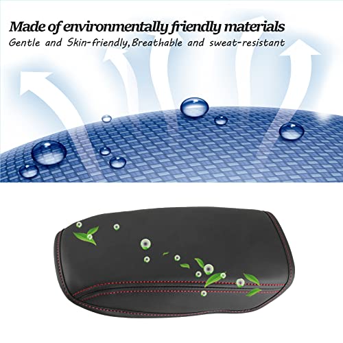 for 2013 2019 Volkswagen VW Golf 7 MK7 MK7.5 Central Console Armrest Rest Pad 2019 Golf 7 MK7 MK7.5 Center Console Seat Box Cover Protector Automotive Car Center Console Soft Cushion