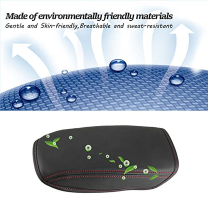 for 2013 2019 Volkswagen VW Golf 7 MK7 MK7.5 Central Console Armrest Rest Pad 2019 Golf 7 MK7 MK7.5 Center Console Seat Box Cover Protector Automotive Car Center Console Soft Cushion