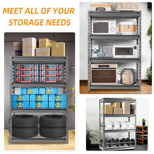 The Atlas 48" W Heavy Duty Garage Shelving Unit Load 12000 Lbs